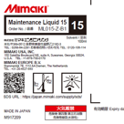 Picture of Mimaki Maintenance Liquid 15