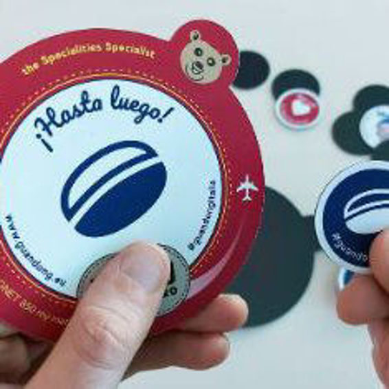 Slika za Guandong smeđi samoljepljivi magnet