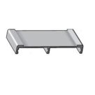 Slika za Alusign Indoor lamelni profil, 1 utor - dymo