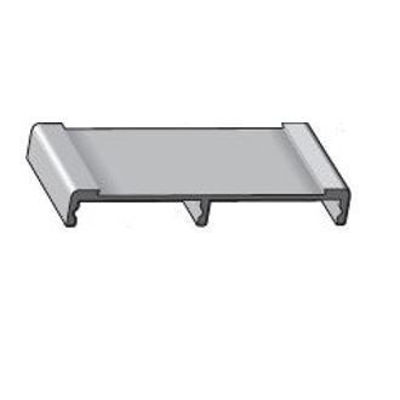 Slika za Alusign Indoor lamelni profil, 1 utor - dymo